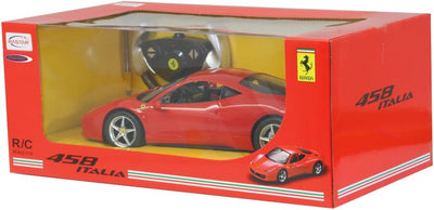 JAMARA 404305 - Ferrari 458 Italia 1:14 2,4GHz - offiziell lizenziert, bis 1 Std. Fahrzeit bei 11 Km