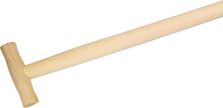 3X Set Spatenstiel Grabegabel Spatengabel Stiel Holzstiel T Griff 100cm Ø 36 Buche Holz 3 100cm, 3 1