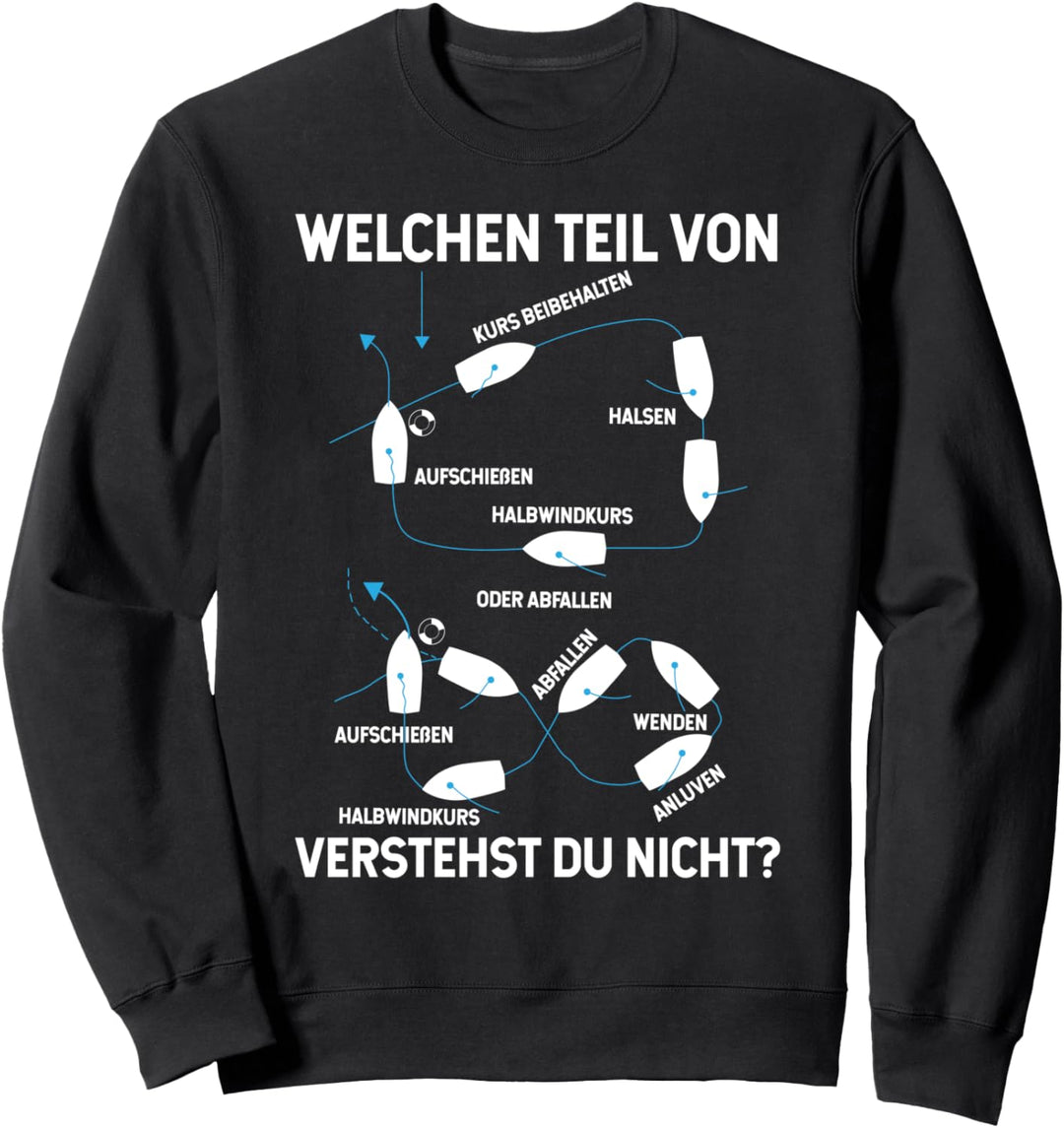 Mann über Bord Manöver | Lustiges Boot, Schiff & Yacht Sweatshirt