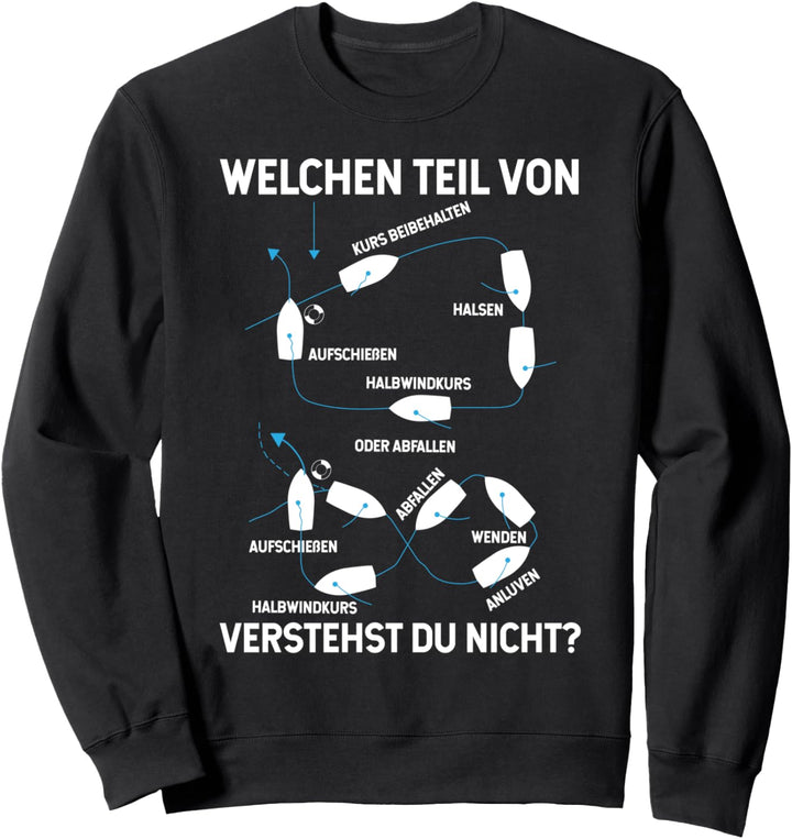 Mann über Bord Manöver | Lustiges Boot, Schiff & Yacht Sweatshirt