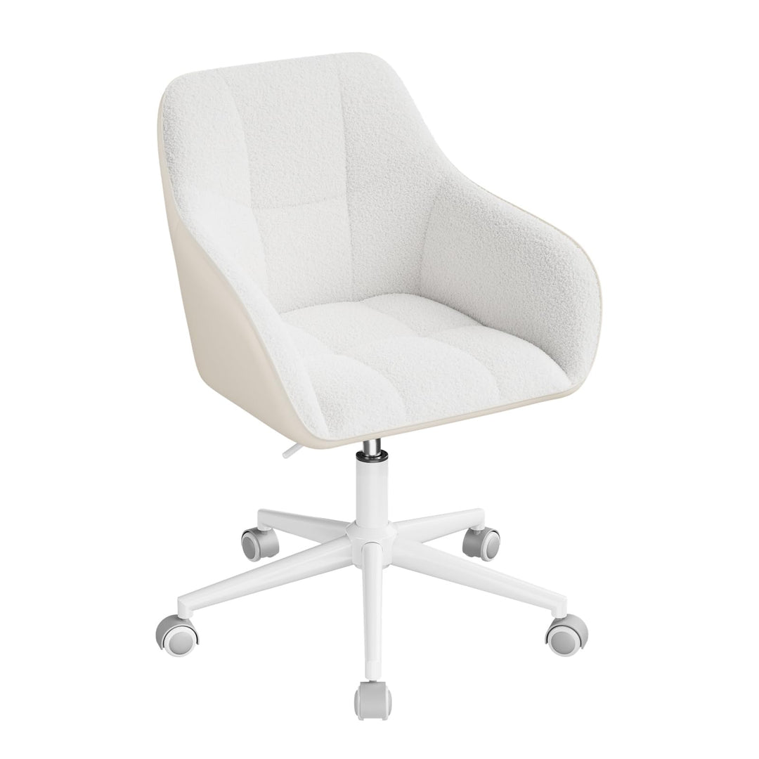 WOLTU Homeoffice Stuhl, Schreibtischstuhl, Drehstuhl, Schminkstuhl, höhenverstellbar, 150 kg belastb
