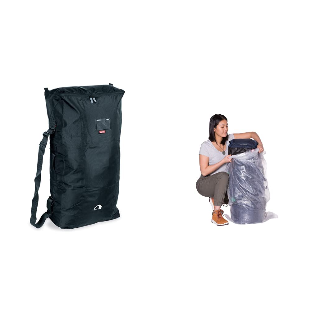 Tatonka Schutzsack M M (bis 80 Liter) Schwarz Bundle mit Schutzhülle, M (bis 80 Liter) Schwarz Bundl
