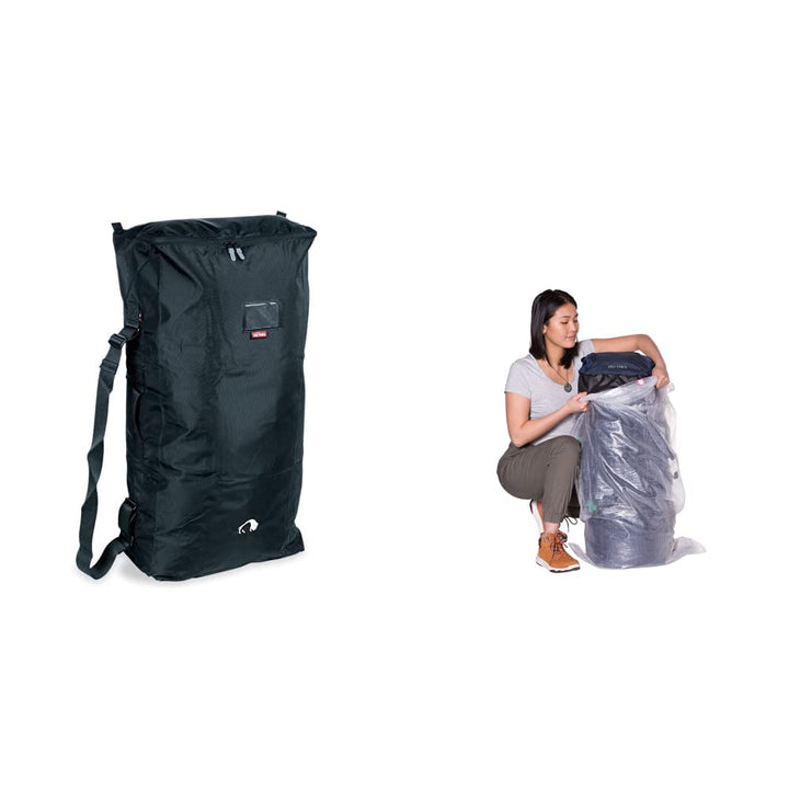 Tatonka Schutzsack M M (bis 80 Liter) Schwarz Bundle mit Schutzhülle, M (bis 80 Liter) Schwarz Bundl