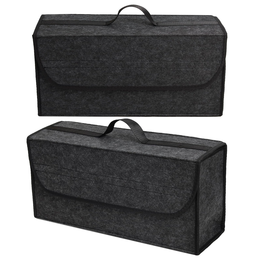 Auto Kofferraum Organizer, 50 * 24 * 17cm Faltbar Kofferraumtasche Rutschfest Filz, Auto Organizer T