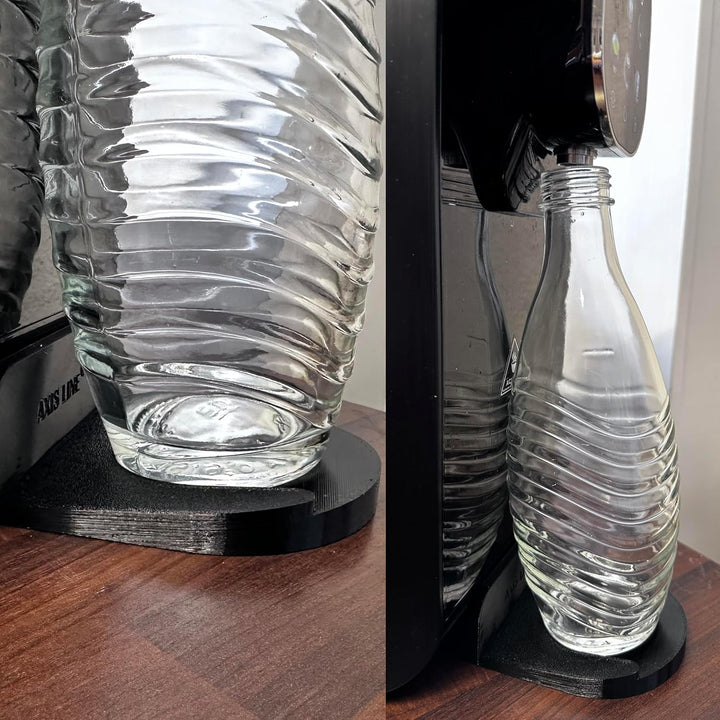 Adapter für Osmofresh Quella Pro, kompatibel mit SodaStream Glas-Karaffen, ermöglicht exakte Positio