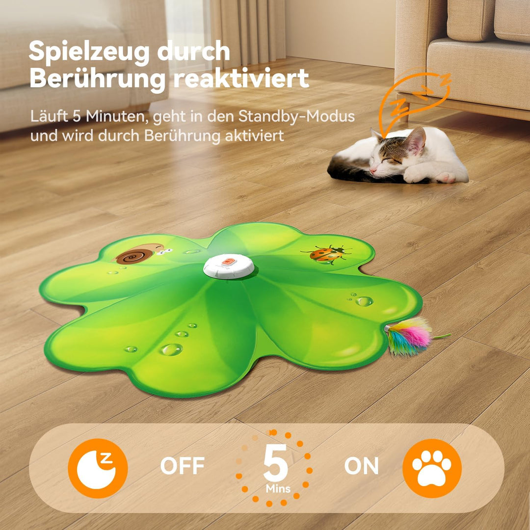 FEELNEEDY Katzenspielzeug, Spielzeug für Indoor, Versteckspielzeug für Kätzchen, Whack a Mole Motion