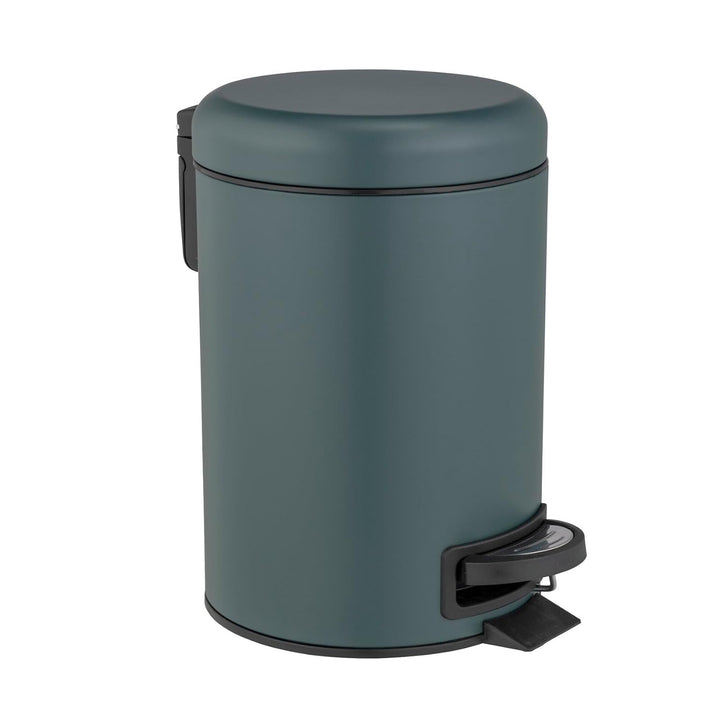 WENKO Kosmetikeimer 3 Liter, Stahl, herausnehmbarer Inneneimer mit Müllbeutelhalter, Mülleimer fürs