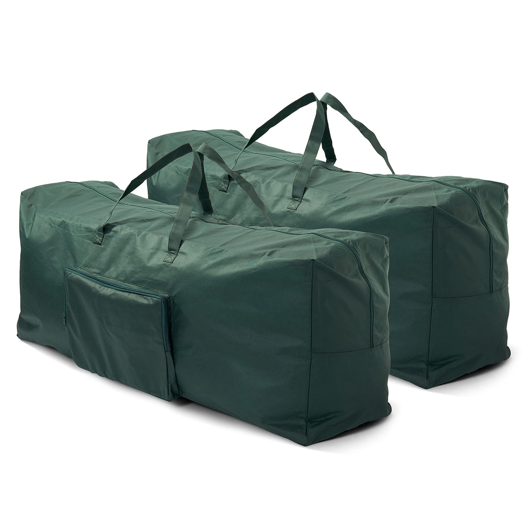 THE TWIDDLRES 2 Grosse Weihnachtsbaum Aufbewahrungstaschen, 120x35x50cm - Premium 210D Polyester