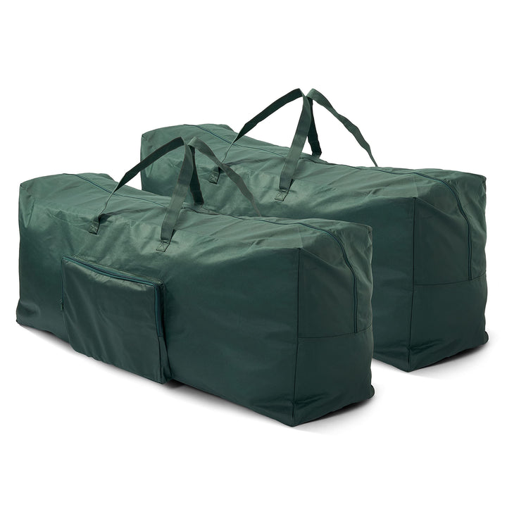 THE TWIDDLRES 2 Grosse Weihnachtsbaum Aufbewahrungstaschen, 120x35x50cm - Premium 210D Polyester