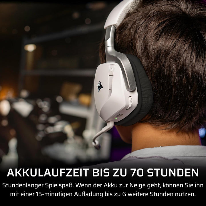 Corsair Void v2 Wireless Gaming-Headset mit Bluetooth – Dual Tone | Dolby Atmos, Duale Wireless-Mult