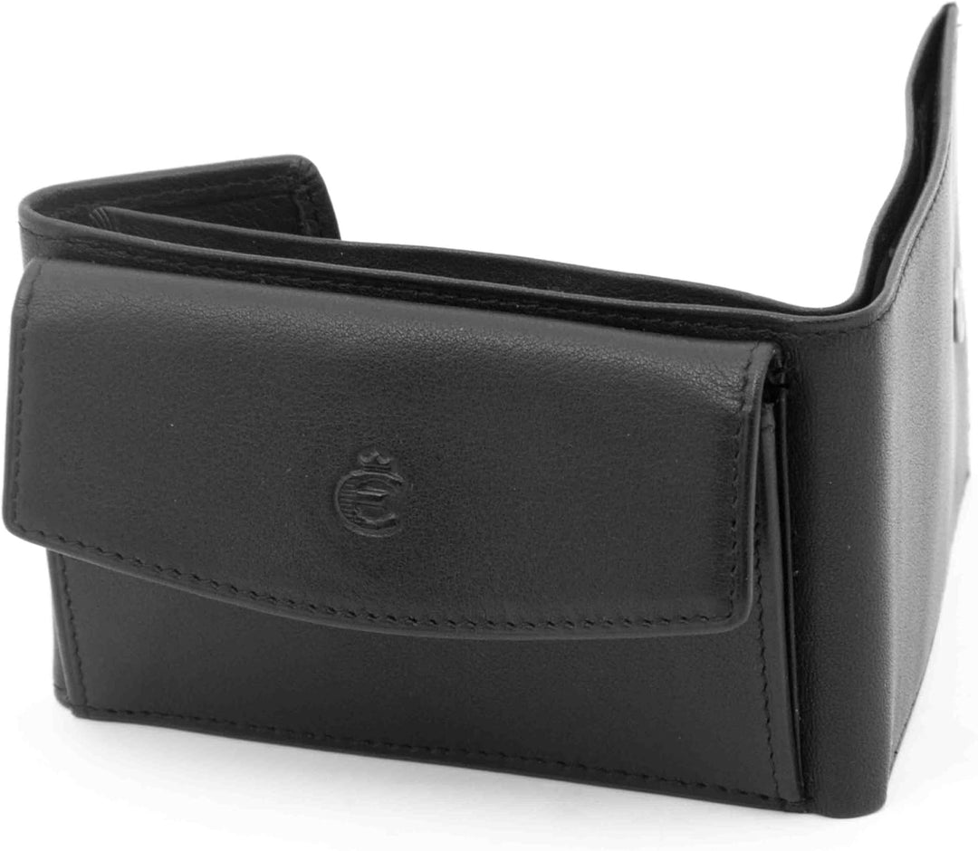 Esquire Münzbörse Logo Minischeintasche Schwarz 291110