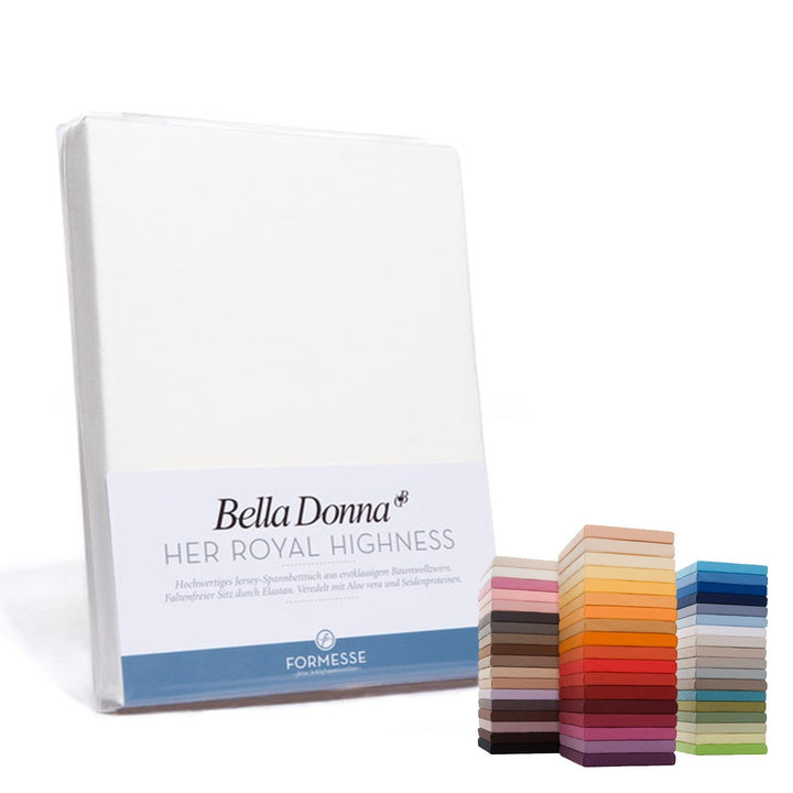Formesse Spannbettlaken aus Jersey Bella Donna – 0703 Hellgrau, 90 x 190 cm – 100 x 220 cm