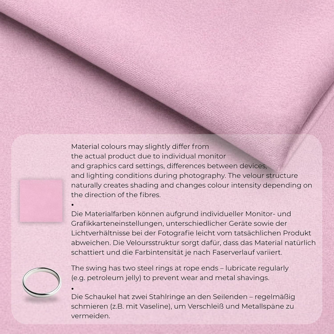 MAMOI Babyschaukel 3in1 mit Sicherheitsgurt – Kinderschaukel für 6–36 Monate, max. 20 kg, Indoor