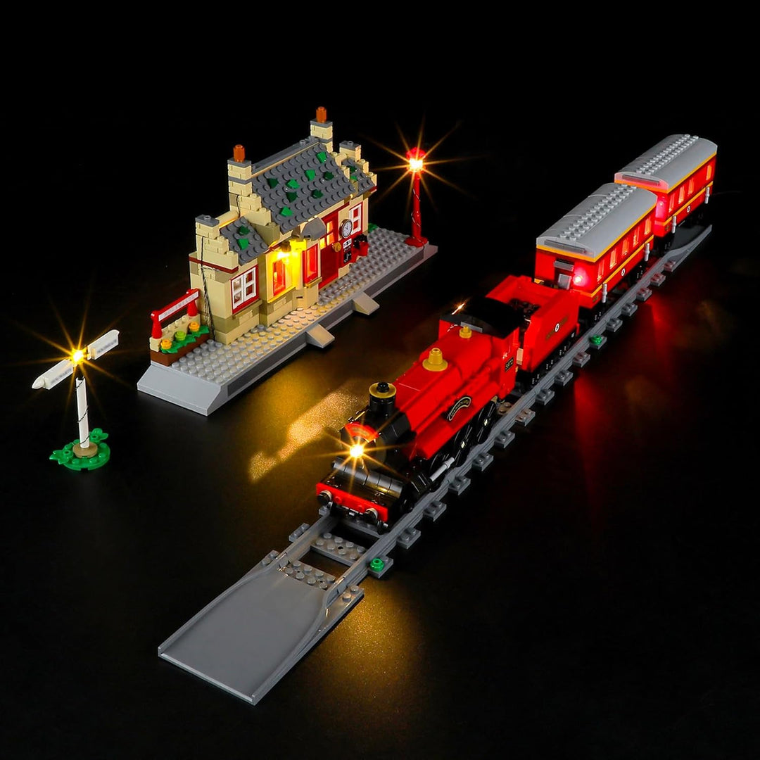 BRIKSMAX 76423 Led Licht für Lego Hogwarts Express & der Bahnhof von Hogsmeade - Compatible with Leg