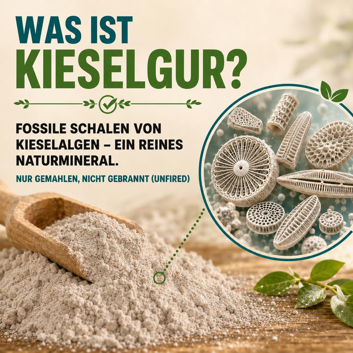 Kieselgur für hühner einstreu Diatomeenerde Pulver Rein unkalziniert gegen die Rote Vogelmilbe 30 kg
