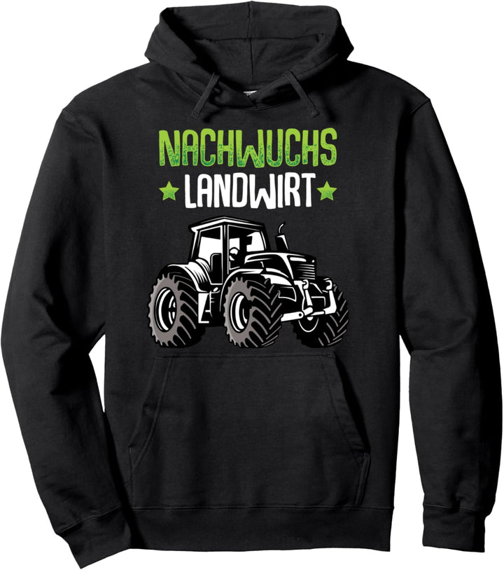Traktor Trecker Nachwuchs Landwirt Kinder Junge Pullover Hoodie