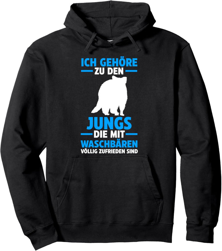 Waschbären Junge Waschbär Pullover Hoodie