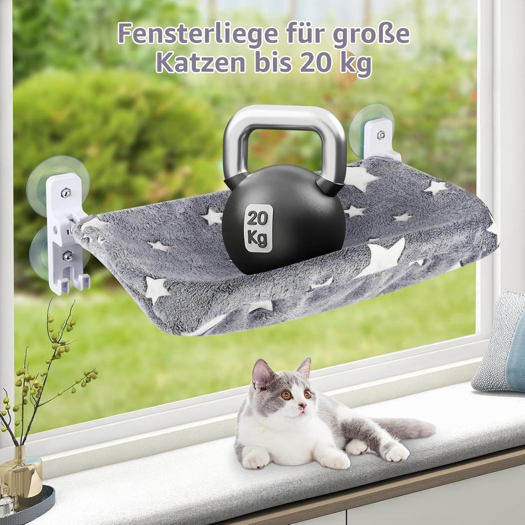 Katzen fensterliege-Faltbare Fenster hängematte für Katzen-Katze fensterbett,52cm Fenster hängematte