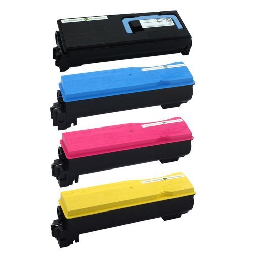 (4er Set Kyocera TK560 (BK+C+M+Y) Toner) • 4X Kompatibel Toner für Kyocera TK-560 FS-C 5350 5300 DN