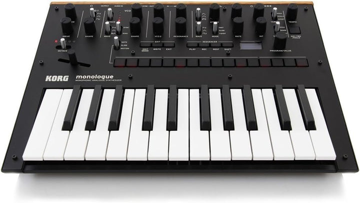 Korg - Monologue Monophonic Analogue Synthesiser - Black Schwarz, Schwarz