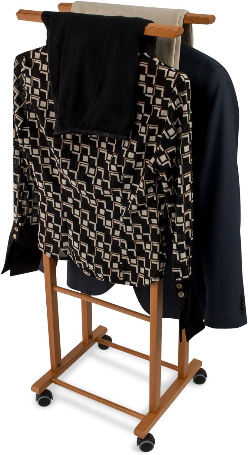 Arredamenti Italia Herrendiener für Schlafzimmer CLEVER, Holz - Farbe: Kirsche holz Ar-It il cuore d