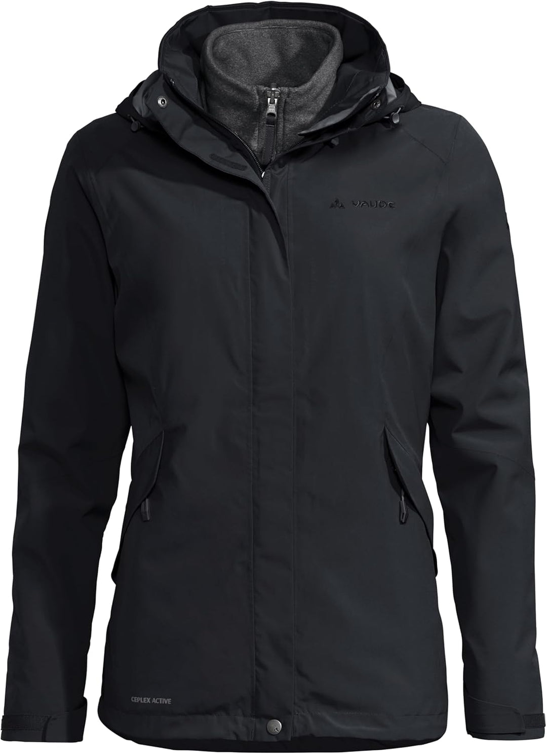 VAUDE Damen Women's Rosemoor 3in1 Jacket Doppeljacke 44 Schwarz, 44 Schwarz