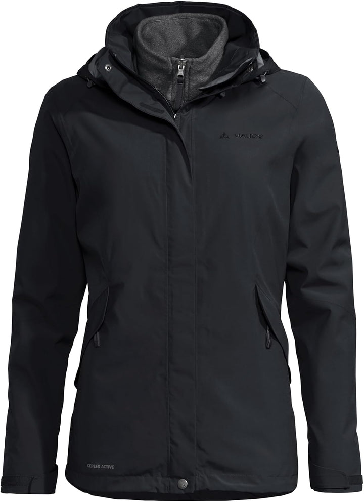 VAUDE Damen Women's Rosemoor 3in1 Jacket Doppeljacke 44 Schwarz, 44 Schwarz