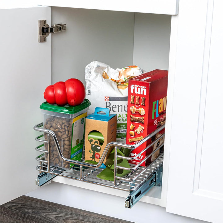 Household Essentials Glidez C1217-1 Schubladen-Organizer, ausziehbar, Chrom, 29 cm breit 11.5 in (Wi