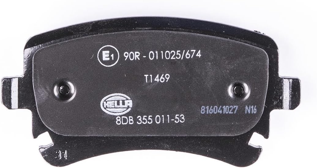 HELLA PAGID 8DB 355 011-531 Bremsbelagsatz - T1469 - Dicke/Stärke: 17.7mm - Bremssystem: Lucas - ink