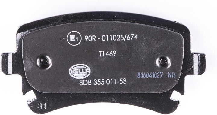 HELLA PAGID 8DB 355 011-531 Bremsbelagsatz - T1469 - Dicke/Stärke: 17.7mm - Bremssystem: Lucas - ink