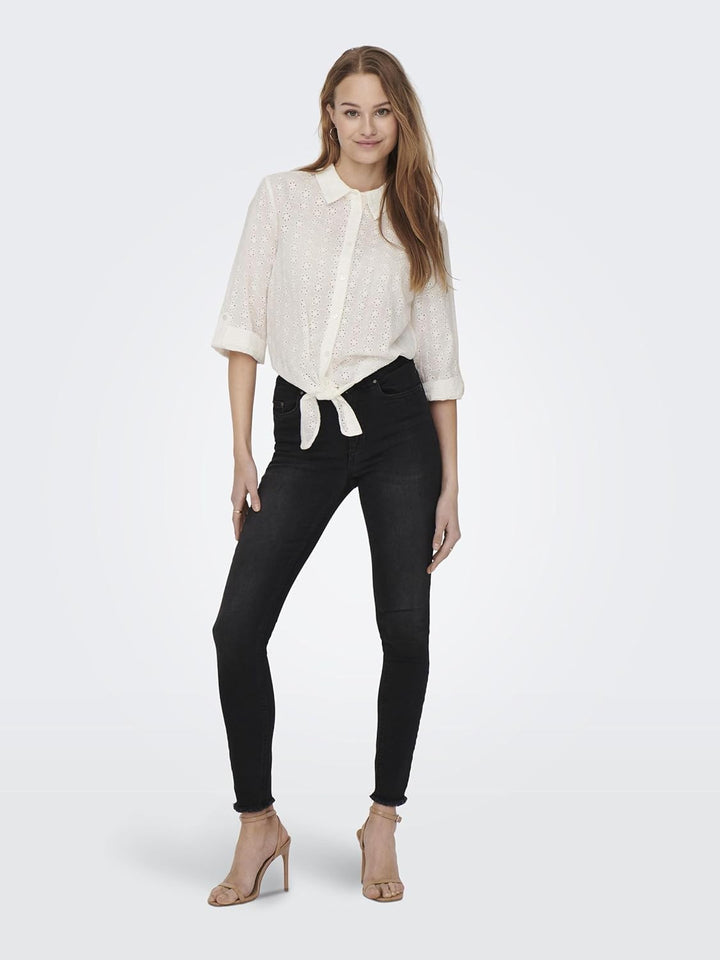 ONLY Female Skinny Jeans ONLBLUSH HW SK ANK DNM REA005 XS / 32L Washed Black, XS / 32L Washed Black