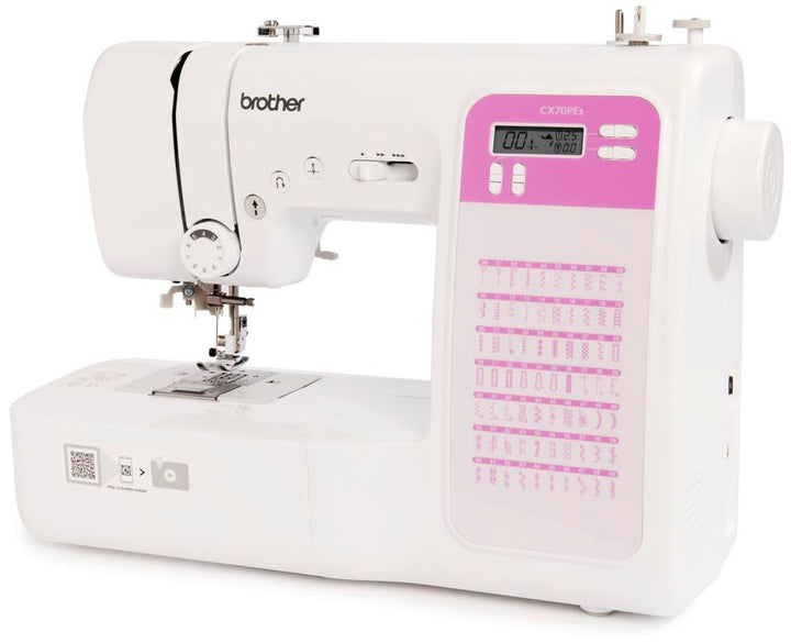 Brother CX70PES Elektronische Nähmaschine mit 70 Stichen Nähen, Freiarm Computer-Nähmaschinen, Einfä