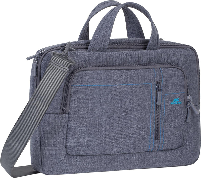 RIVACASE Tasche für Laptops bis 13.3“ – Leichte und stilvolle Notebooktasche mit Zubehör Fächern und