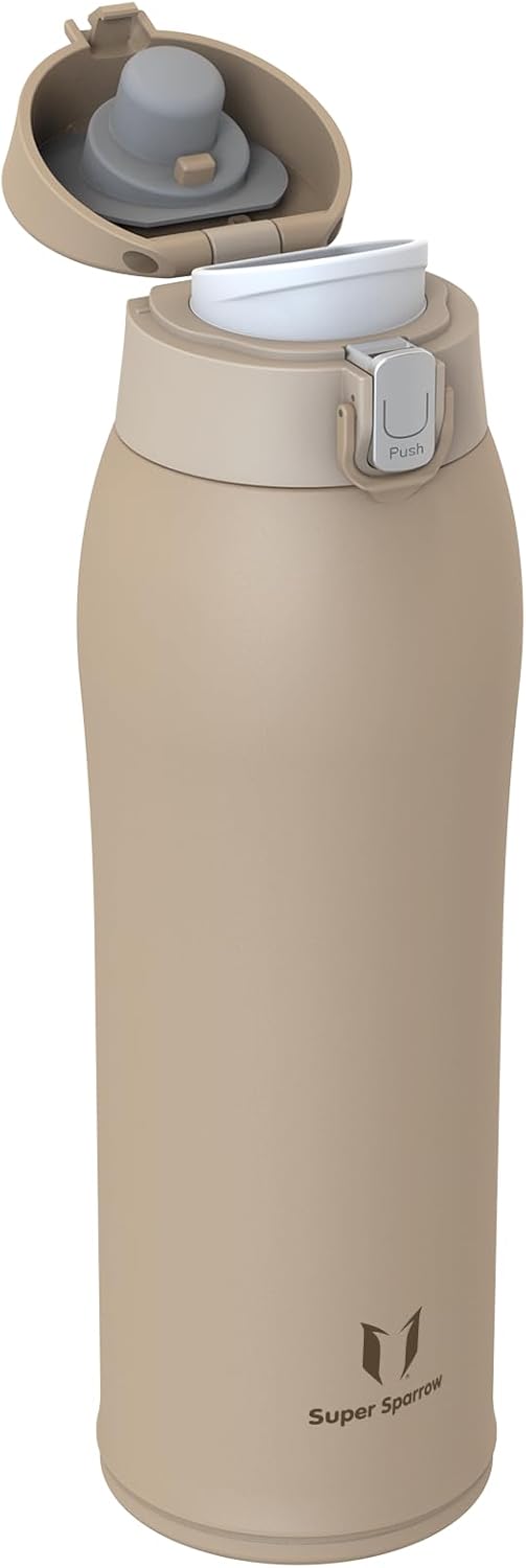 Super Sparrow Trinkflasche Edelstahl - Thermobecher - 350ml, 500ml, 750ml, 950ml - BPA-Frei Thermosf
