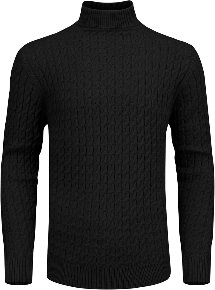 Hisir Rollkragenpullover Herren Klassischer Pullover Herren Warmer Winter Slim Fit Strickpullover Pu