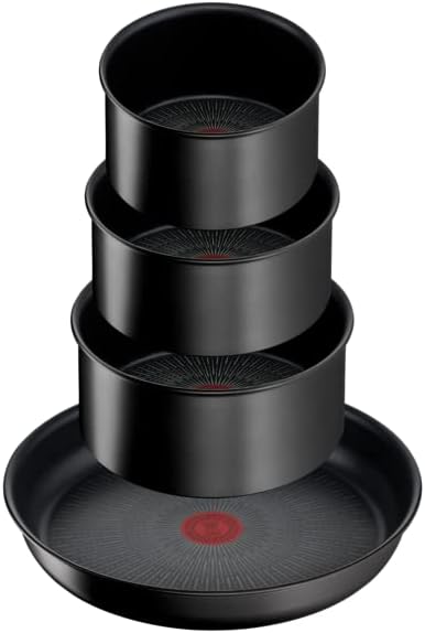 Tefal L3959053 Ingenio Unlimited On Töpfe- und Pfannen-Set, stapelbar, abnehmbarer Griff, platzspare
