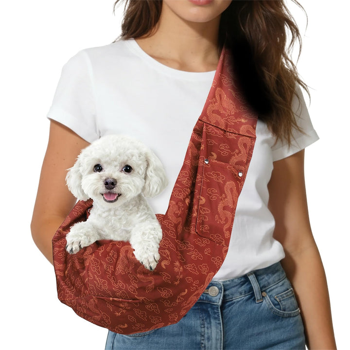 QUARKZMAN Hundetrage Für Kleine Hunde Und Katzen Bis Zu 16.5 Lbs Atmungsaktives Material Mit Tasche