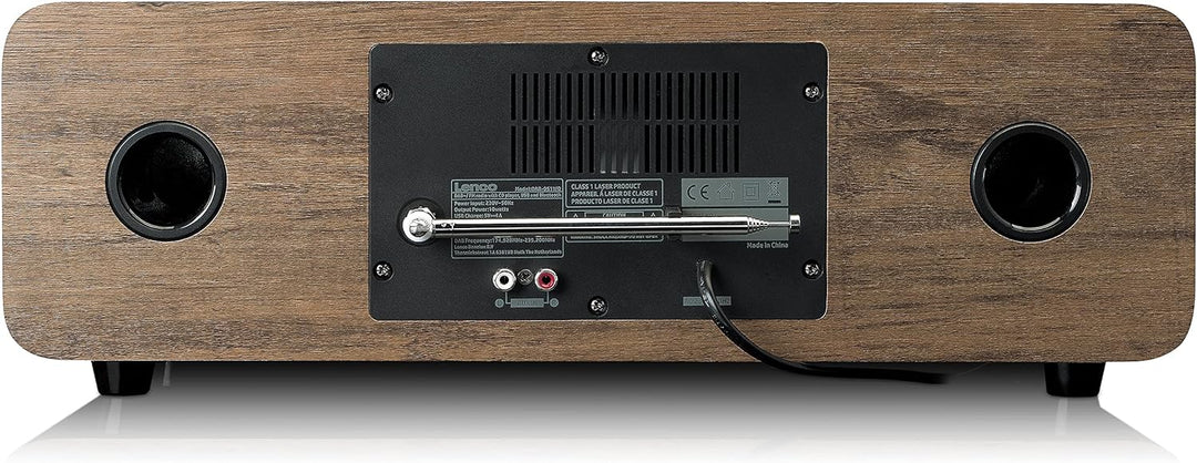 Radio Lenco Dar-051 Dab+ – Kompakt-System – CD / MP3-Player – Bluetooth 5.0 – PLL FM – 2 Stunden Ala