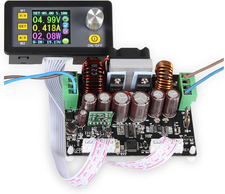 Joy-IT 2114023 JT-DPH5005 Labornetzgeraet, Up/Step Down 0-50V 0-5A 250W Schraubklemmen fernsteuerb