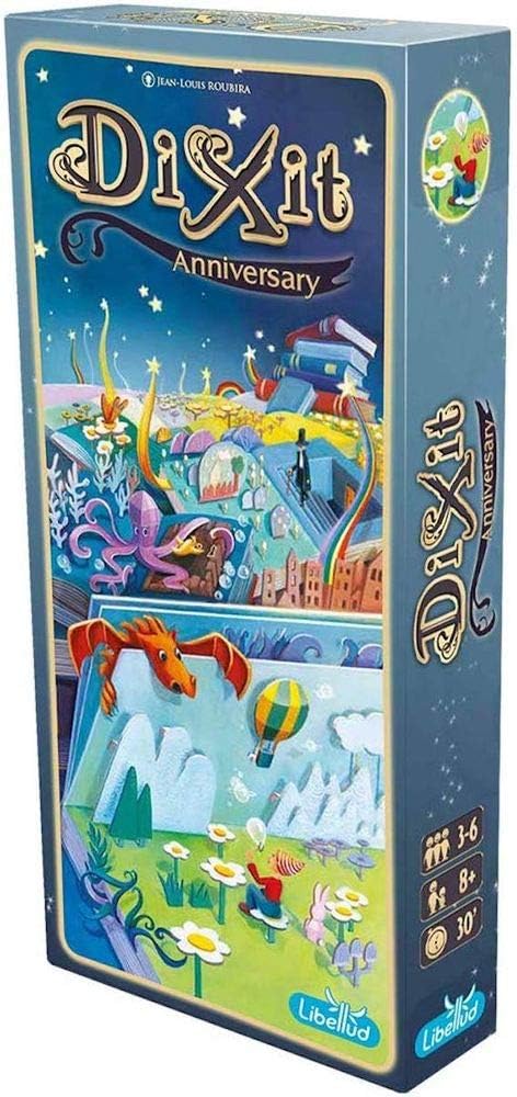 Libellud, Dixit 9 – Anniversary, Erweiterung, Familienspiel, Kartenspiel, 3-8 Spieler, Ab 8+ Jahren,