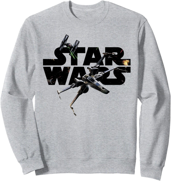 Star Wars Logo Dogfight Episode 7 Tie Fighter Rebels Sweatshirt