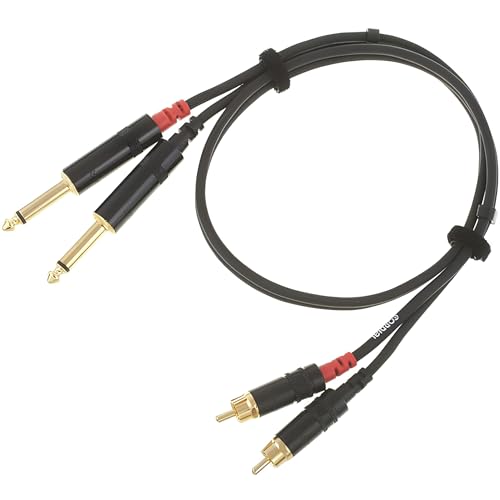 Cordial CFU 0.6 PC Cinch-Klinkekabel 0,6 m 60 CM Mehrfarbig, 60 CM Mehrfarbig