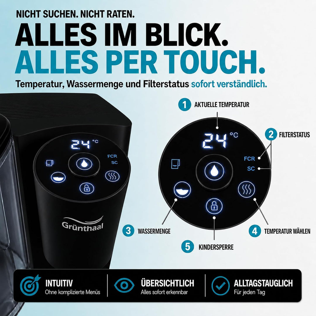 Auftisch Osmoseanlage - AquaLiva elan⎜komplett geprüft⎜Umkehrosmoseanlage Trinkwasser ⎜keine Install