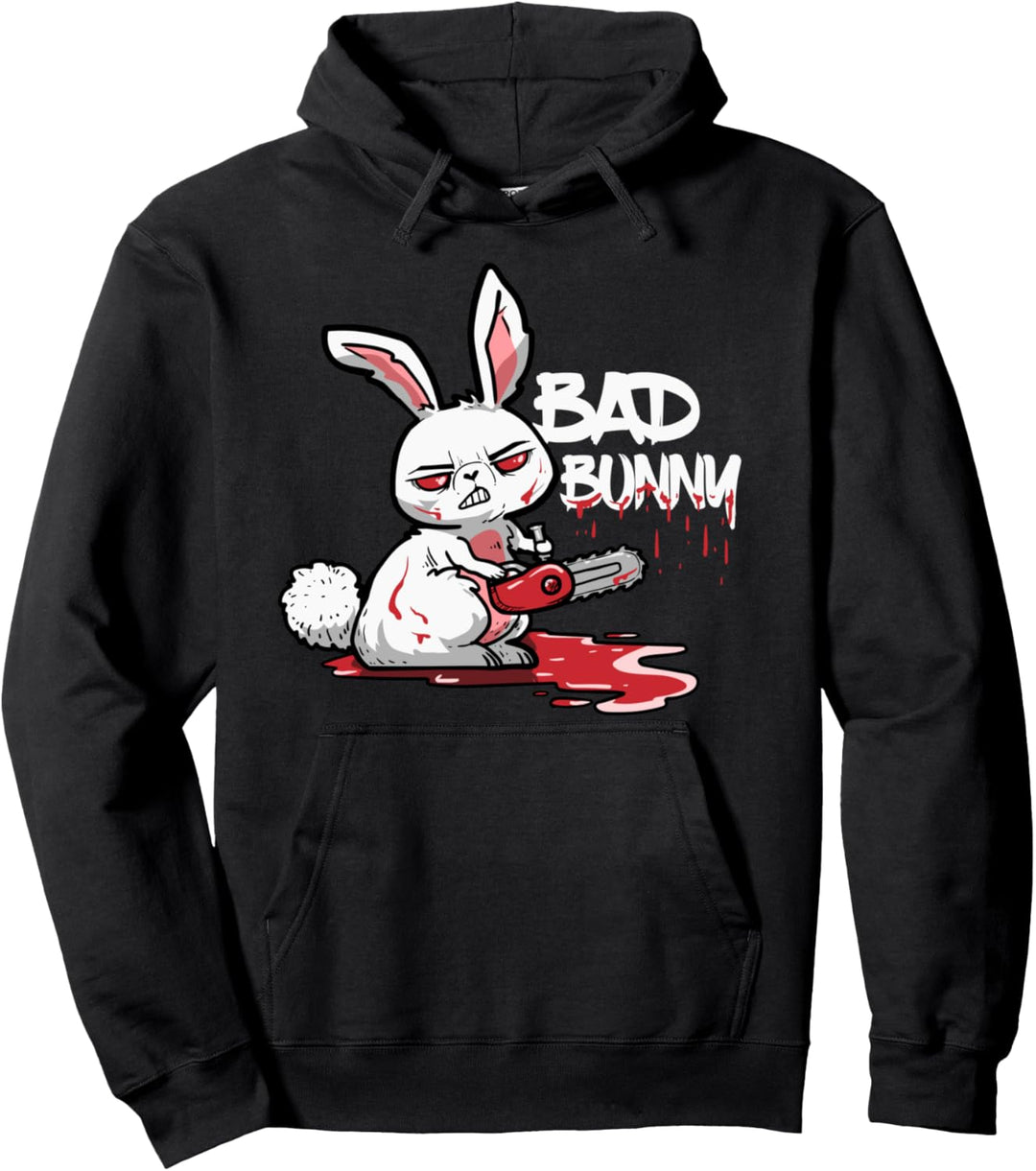 Bad Bunny Lustigs Horror Hase Halloween Kostüm Geschenk Pullover Hoodie