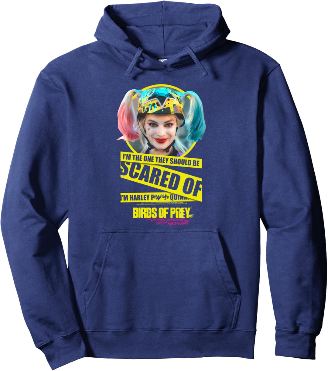 Birds of Prey Harley Quinn Scared Of Pullover Hoodie