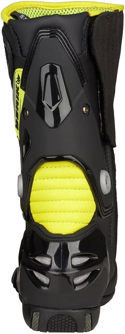 Berik Shaft 2.0 Motorradstiefel, schwarz/gelb, 37 37 EU Schwarz Gelb, 37 EU Schwarz Gelb