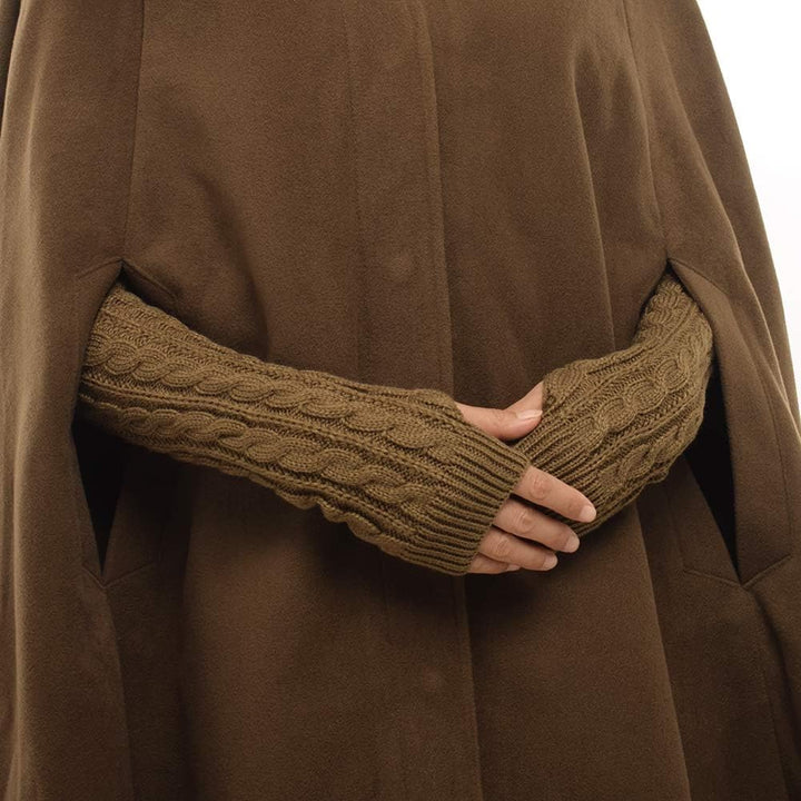 GRACEART Mittelalterliche Unisex Vampir Umhang Gothic Cosplay Kostüm, Robe mit Kapuze Cape Mantel Um