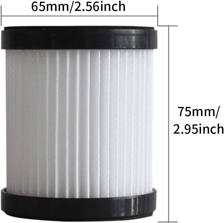 6Pcs XL-618A Flitters Ersatzfilter für MOOSOO XL 618A Akku-Staubsauger, Staubsauger Filter Sieb Stau