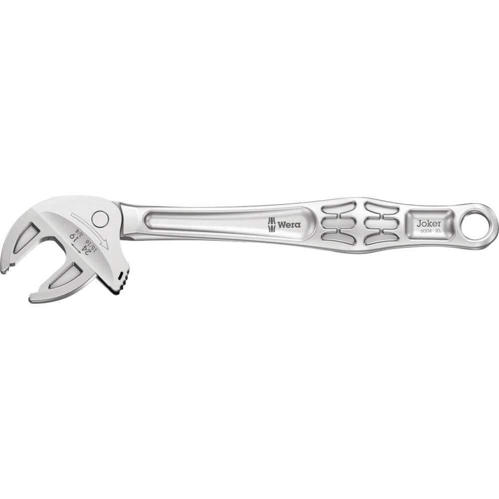 Wera 05020104001 6004 Joker XL Selbstjustierender Maulschlüssel, 19-24 (3/4"-15/16"), 6004 Joker XL