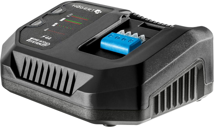 HÖGERT TECHNIK Akku-Schlagbohrschrauber Set 18V, 50 Nm Drehmoment, 2,0 Ah Akku, 4A Ladegerät, Metall
